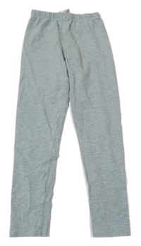 Šedo-světlemodré melírované legíny H&M