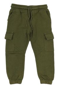 Khaki cargo tepláky Matalan