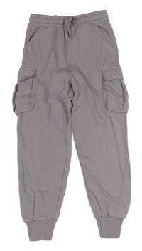 Levandulové cargo tepláky George