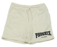 Smetanové teplákové kraťasy s nápisem Primark