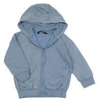 Modrá propínací mikina s kapucí Next