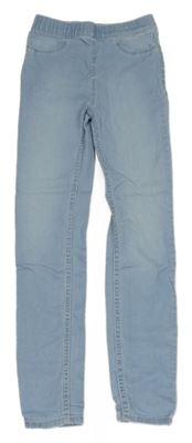 Světlemodré teplákové džegíny H&M