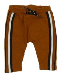 Hnědé tepláky s pruhy C&A