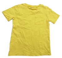 Žluté tričko s kapsou Tu