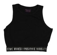 Černý crop top Primark