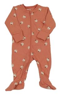 Korálový overal s jahodami 