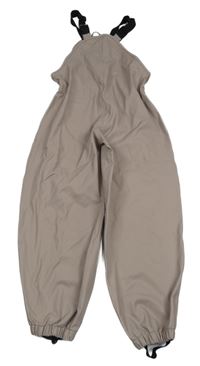 Hnědé nepromokavé laclové kalhoty 