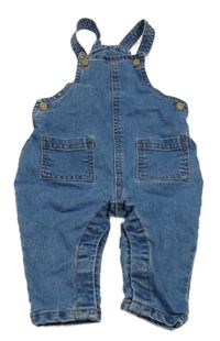 Modré laclové rifle s kapsami Ergee