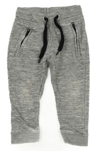 Šedé melírované tepláky H&M