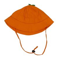 Oranžový plátěný klobouk 