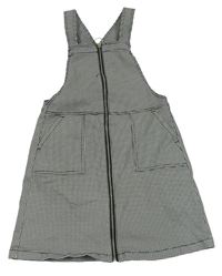 Černo-bílé vzorované šaty H&M