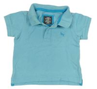 Světlemodré polo tričko H&M