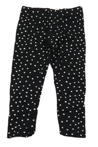 Černé puntíkaté legíny H&M
