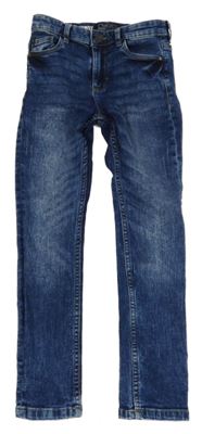 Tmavomodré teplákové skinny rifle Next