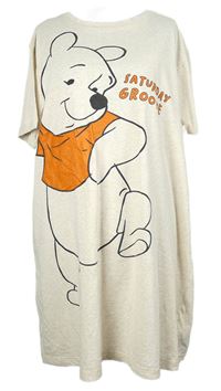 Dámská béžová noční košile s medvídkem Pú Disney 