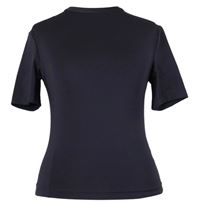 Dámské tmavofialové sportovní crop tričko H&M