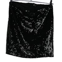 Dámská černá flitrová minisukně Primark 
