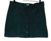 Dámská petrolejová manšestrová propínací sukně Tu 