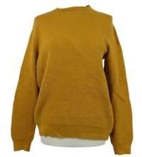 Pánský hořčicový žebrovaný svetr Zara 