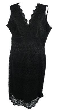 Dámské černé krajkové šaty Lipsy 