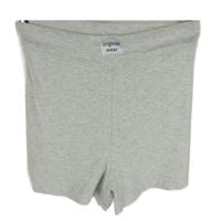 Dámské šedé žebrované elastické kraťasy H&M