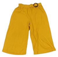 Žluté culottes kalhoty Primark