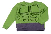 Zeleno-fialová mikina- Hulk Primark