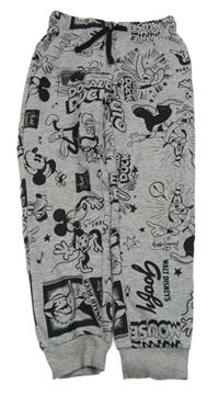 Šedé tepláky s obrázky Disney