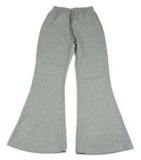 Světlešedé flare tepláky Shein