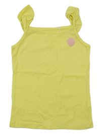 Žlutý top s jahodou a volánky Topolino