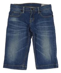 Tmavomodré riflové kraťasy Lee