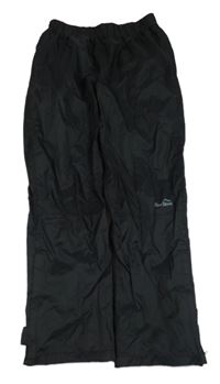 Černé šusťákové vodědolné kalhoty Peter Storm