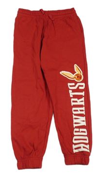 Červené tepláky s nápisem - Harry Potter H&M