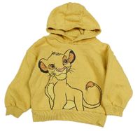 Okrová mikina se Simbou a kapucí Disney