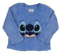 Světlemodrá chlupatá mikina se Stitchem Primark