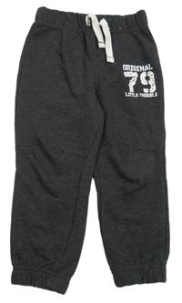 Tmavošedé tepláky s číslem George