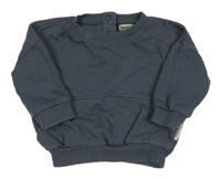 Tmavošedá oversize mikina 