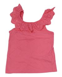 Růžový top s volánky zn. Primark