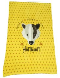 Žlutá chlupatá deka s jezevcem 