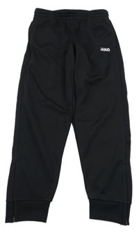 Černé sportovní tepláky s logem Jako 