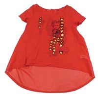 Červená tunika se Srdcovou královnou Disney 