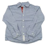 Modro-bílá kostkovaná košile Debenhams