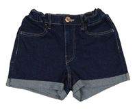 Tmavomodré riflové kraťasy H&M