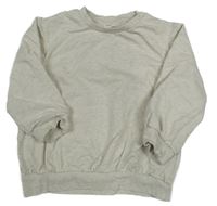 Béžová melírovaná mikina H&M