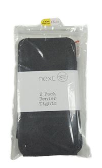 Nové - 2x Šedé silonové punčocháče Next