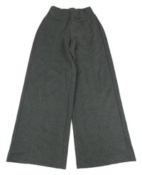 Šedé wide leg kalhoty Zara