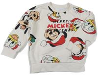 Smetanová mikina s Mickeym Disney
