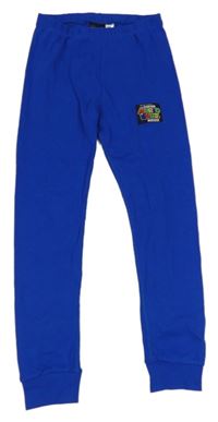 Safírové spodní kalhoty s nášivkou - Mário H&M