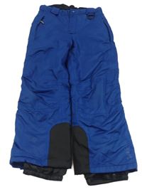 Safírovo-černé šusťákové funkční zimní oteplovačky crivit