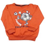 Červená mikina s míčem Kiki&Koko